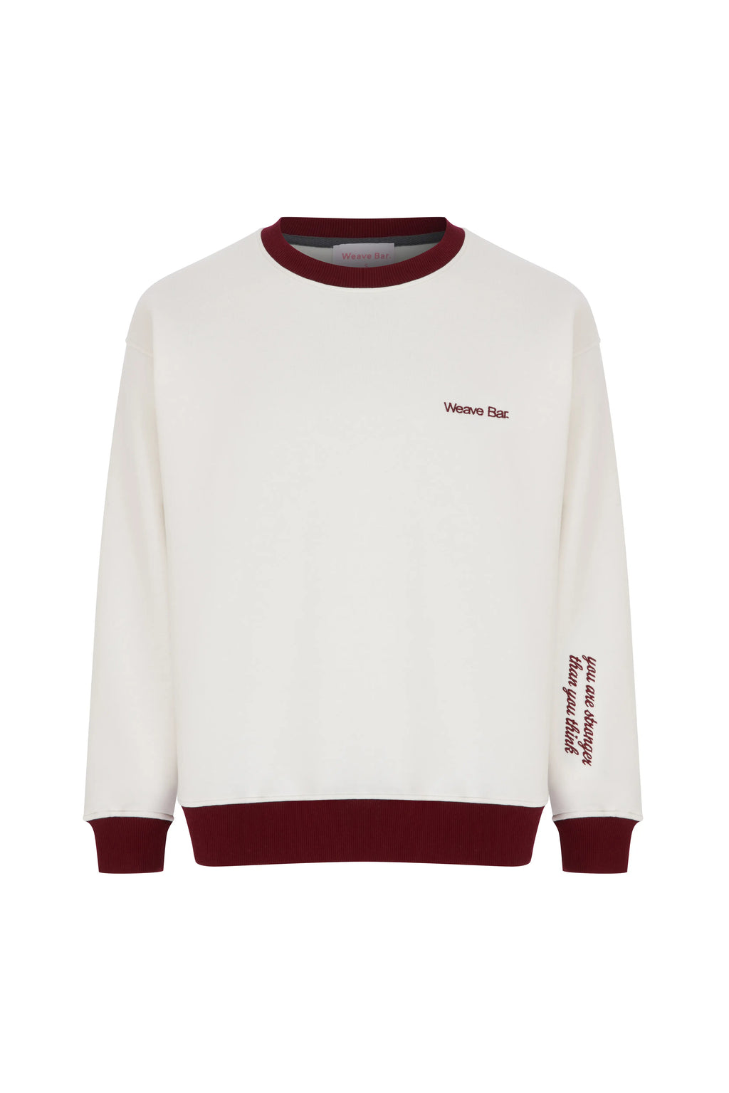 WeaveBar Oversize Sweatshirt Ekru