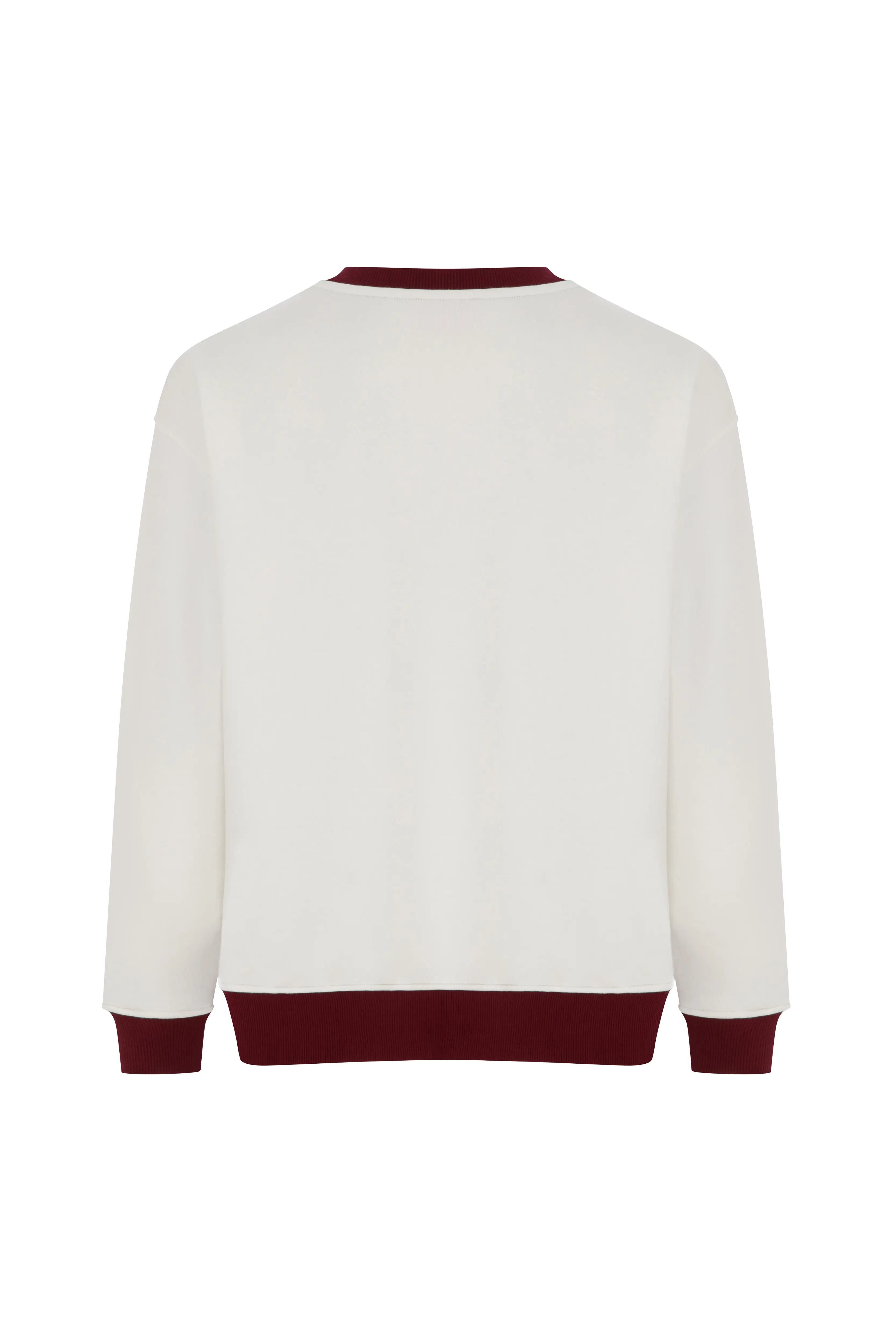 WeaveBar Oversize Sweatshirt Ekru